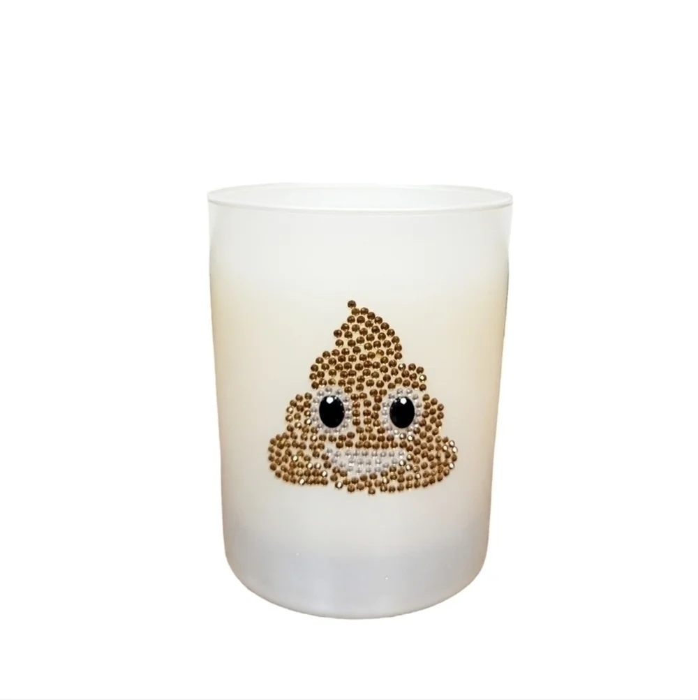 Emoji Icon Candle Pile of Poo Chocolate Cake with Fudgey Icing NIB